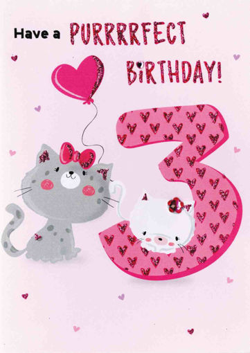 Picture of HAPPY 3RD BIRTHDAY CARD